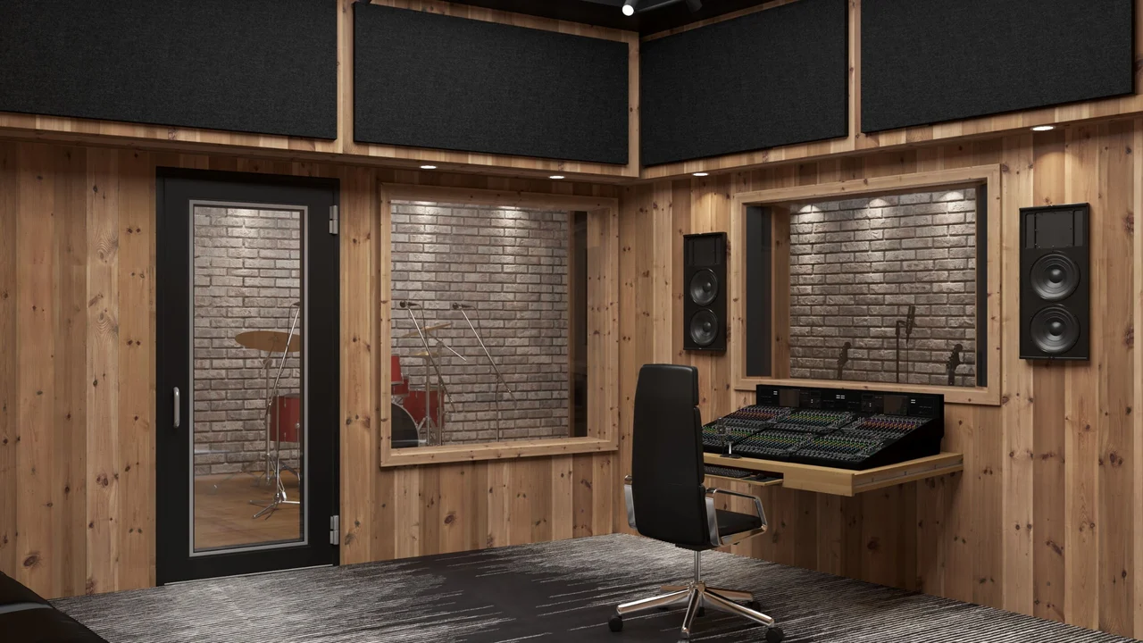 Soundproofed Door — studio doorway