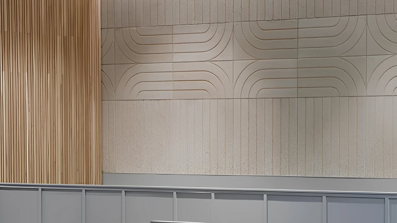 Wood Wool series — mineralised wood wool tiles