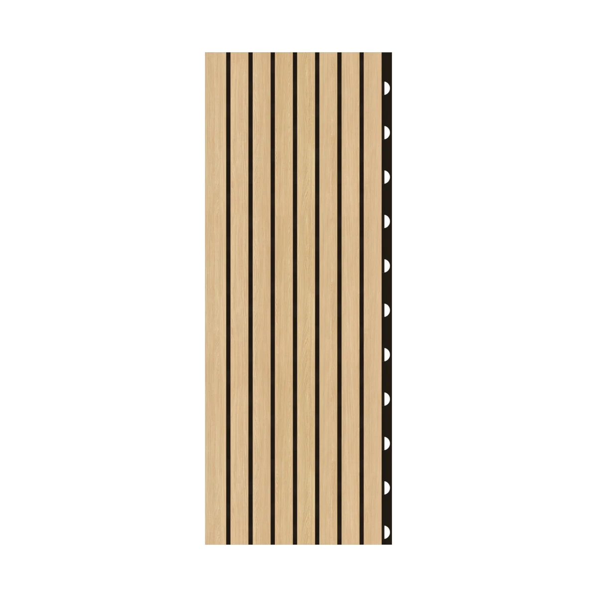 Classic 13/3 — grooved acoustic panel, tiled front view