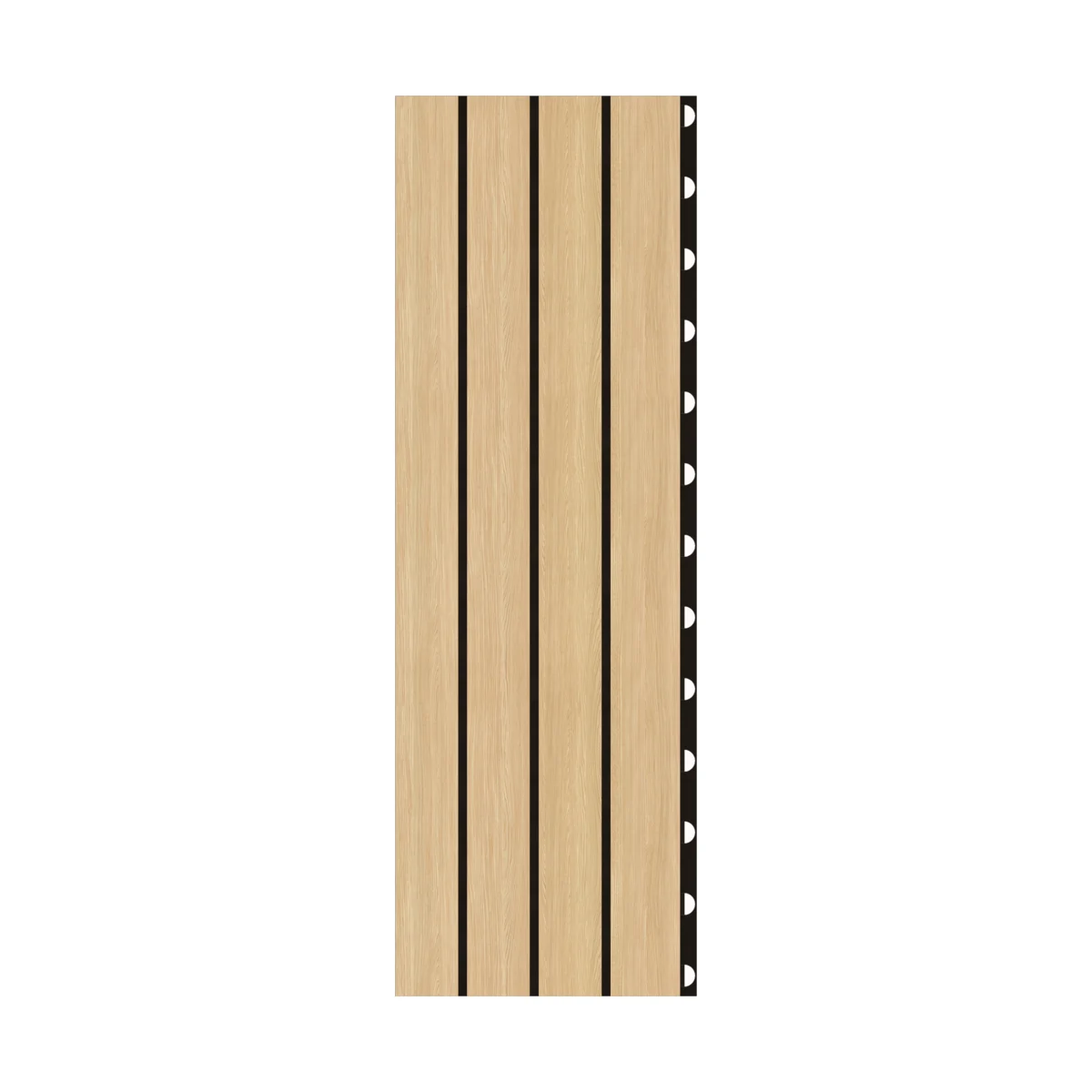 Classic 30/2 — grooved acoustic panel, tiled front view