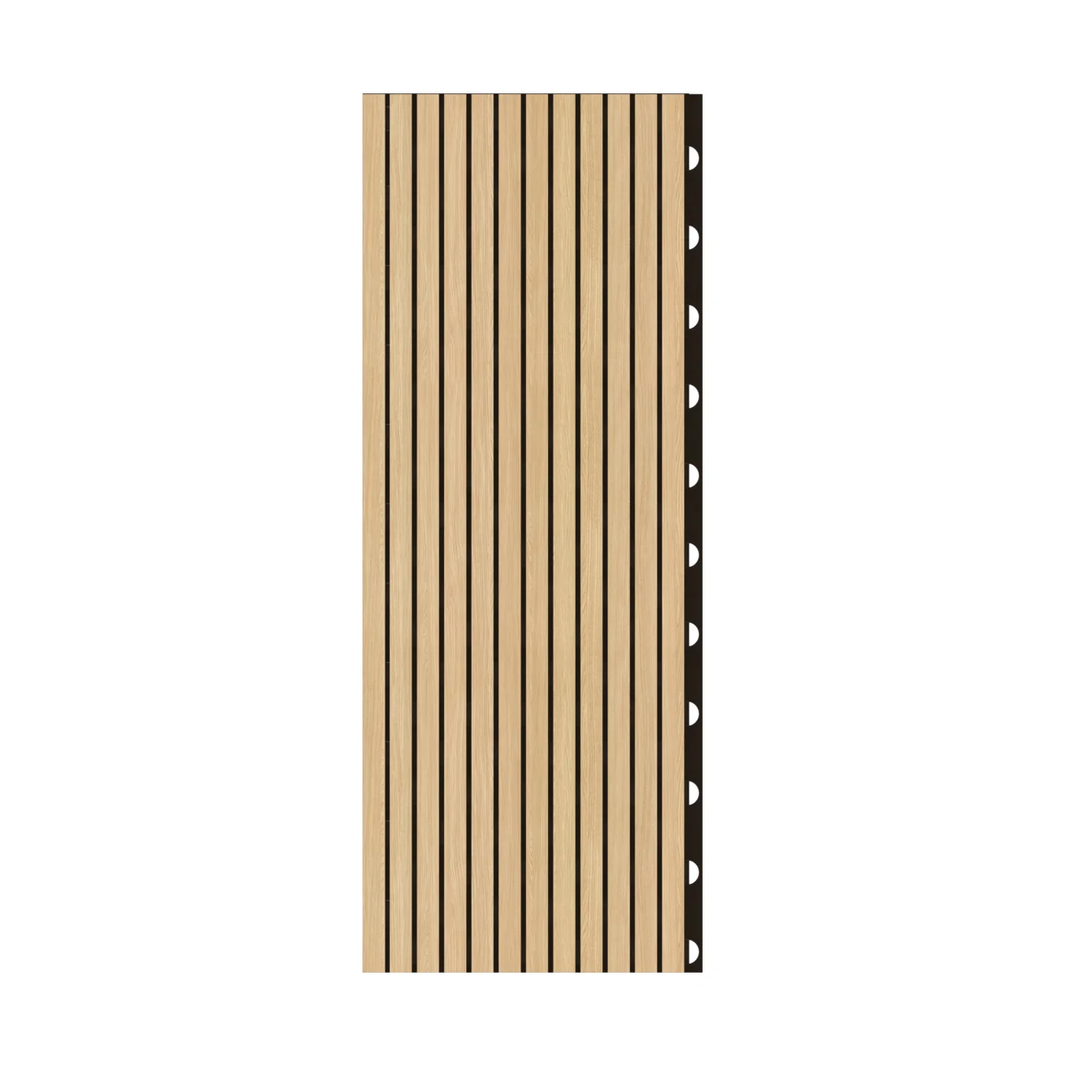 Classic 9/2 — grooved acoustic panel, tiled front view